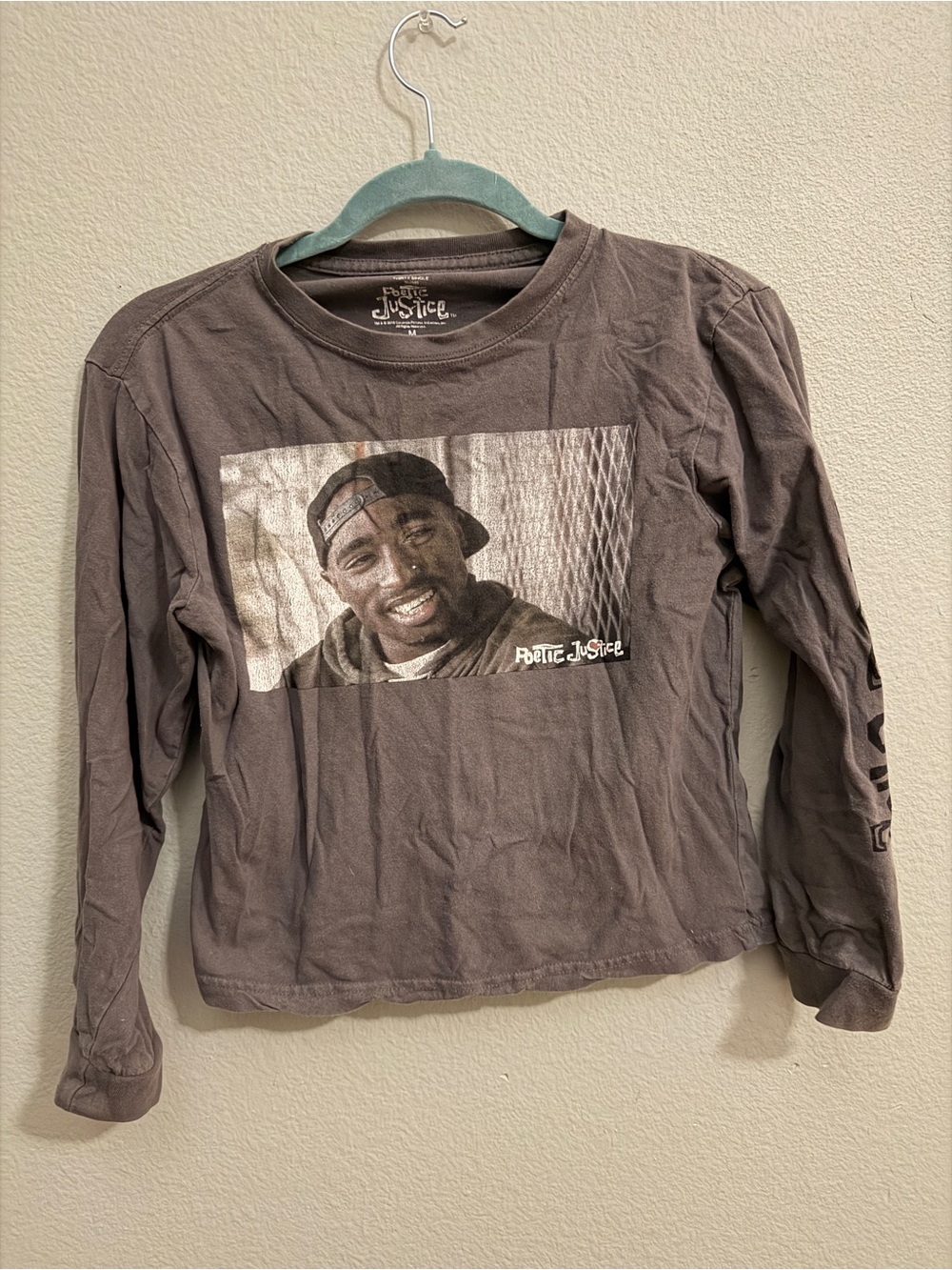 Justice Long-Sleeve Graphic Tee - Charcoal Gray
